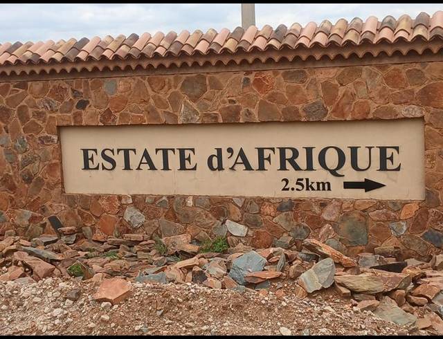 LAND FOR SALE IN ESTATE D AFRIQUE